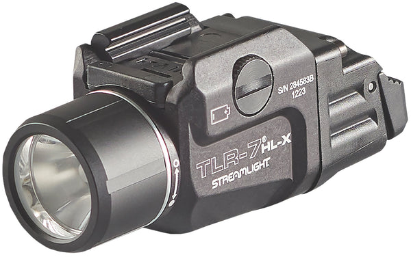 Streamlight 69458 TLR-7 HL-X USB Gun Light Black Anodized 500/1,000 Lumens White LED