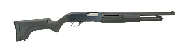 Stevens 19486 320 Security Full Size 12 Gauge Pump 3" 5+1 18.50" Matte Black Carbon Steel Barrel, Matte Black Aluminum Receiver, Fixed Matte Black Synthetic Stock, Ambidextrous