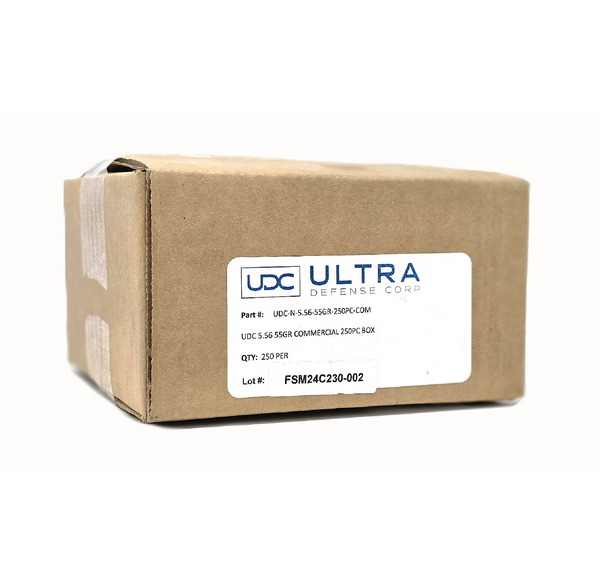 Ultra Defense Corp(UDC) 5.56x45mm M193 55 Grain Full Metal Jacket(FMJ) 3250 FPS