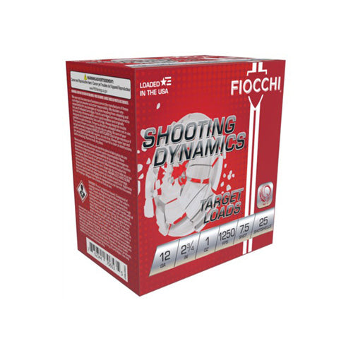 Fiocchi 12SD1X75 Shooting Dynamics 12 Gauge 2.75"