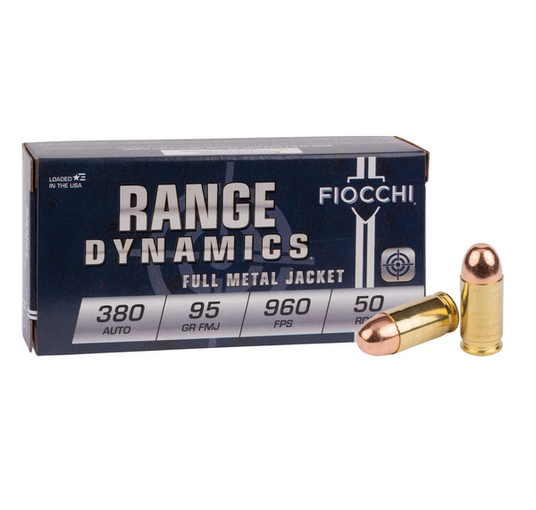 Fiocchi 380 Auto Full Metal Jacket(FMJ) 95 Grain