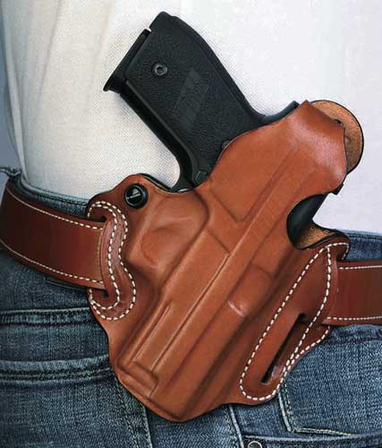DeSantis Thumb Break Scabbard Tan Leather OWB Holster Taurus G3 RH