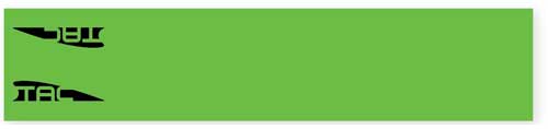 TAC VANES Arrow Shaft Wrap 4.675" Green Pack of 13