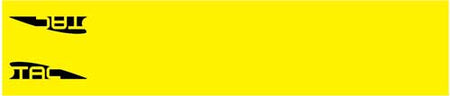 Tac Vanes Arrow Wrap Standard 4.675in Yellow Pack of 13