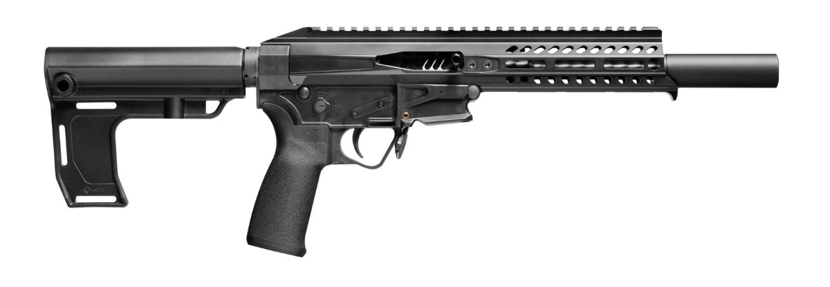 Patriot Ordnance Factory 1678 PSG 22 LR 10+1 7.75" Match Grade Threaded Barrel, Black Anodized Receiver w/Picatinny Rail, M-LOK Handguard, Black MFT Grip