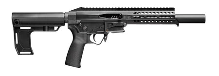 Patriot Ordnance Factory 1678 PSG 22 LR 10+1 7.75" Match Grade Threaded Barrel, Black Anodized Receiver w/Picatinny Rail, M-LOK Handguard, Black MFT Grip
