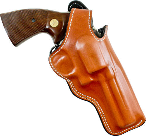 DeSantis 016 Dual Angle Hunter Leather OWB Right-Hand Holster Fits S&W N FR 4" Tan