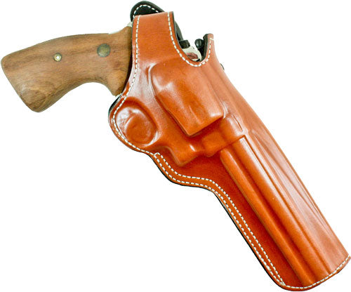 DeSantis 016 Dual Angle Hunter Leather OWB Right-Hand Holster Fits S&W N FR 6-6.5" Tan