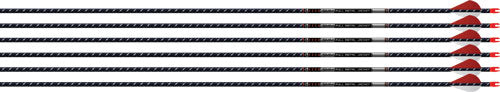 Easton 5MM Full Metal Jacket 300 Arrows 6-Pack Blazer Vanes