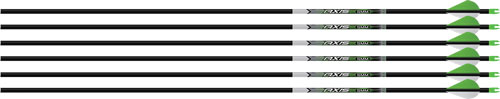 Easton Axis 5MM 300 Arrows 6-Pack 2" Blazer Vanes