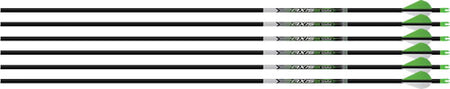Easton Axis 5MM 300 Arrows 6-Pack 2" Blazer Vanes
