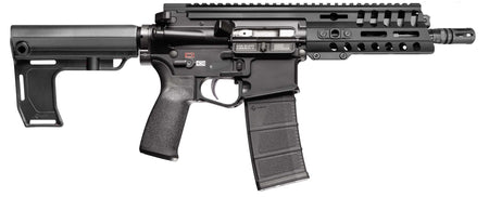 Patriot Ordnance Factory 2169 P415 Edge 5.56 NATO 30+1 7.25" Black Nitride Threaded Barrel, Black Anodized Aluminum Receiver