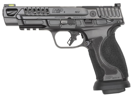 Smith & Wesson 14071 M&P M2.0 Competitor HD 9mm Luger 10+1 5" Overall Black Armornite Stainless Steel Spiral Fluted Barrel, Lightening Cut/Optic Ready/Serrated Slide & Stainless Steel Frame w/Picatinn