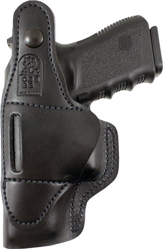 DeSantis 033 Dual Carry II Leather IWB OWB Right-Hand Holster S&W J-Frame 2" Black