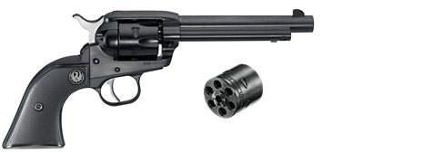 Ruger 0629 Single-Six Convertible 22 LR/22 WMR 6rd 5.50" Blued Alloy Steel Barrel, Cylinder & Frame, Black Checkered Rubber Grip, Transfer Bar Safety, Exposed Hammer