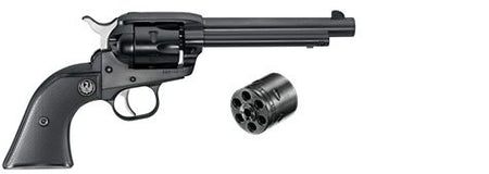 Ruger 0629 Single-Six Convertible 22 LR/22 WMR 6rd 5.50" Blued Alloy Steel Barrel, Cylinder & Frame, Black Checkered Rubber Grip, Transfer Bar Safety, Exposed Hammer