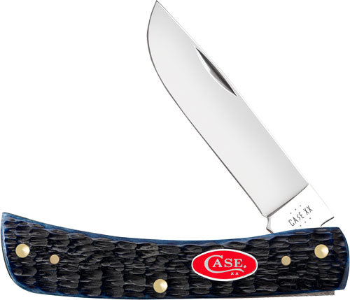 Case Knives Rogers Jig Navy Blue Bone Sod Buster Jr Knife