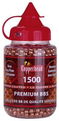 Crosman Copper Coated Steel Airgun BBs Case 12x1500 Count Packs