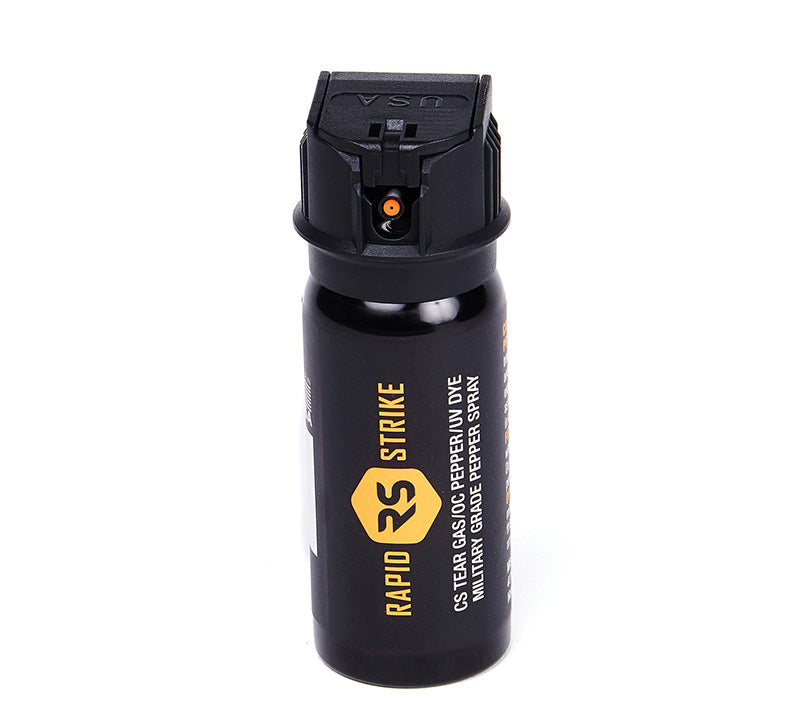 MFT R8-MK3-S-T Rapid Strike Pepper Spray Level 3 Stream, 1.8oz, Black