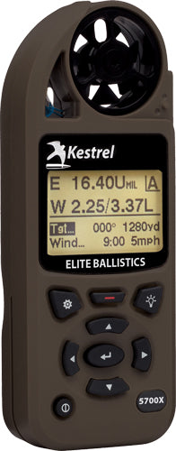 Kestrel 5700X WEZ w/ Applied Ballistics Solver - Flat Dark Earth