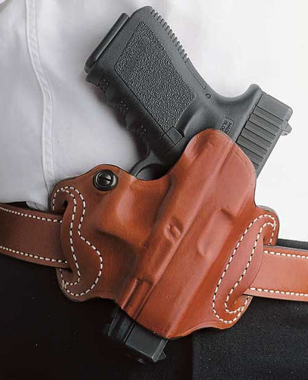 DeSantis Mini Slide Holster OWB RH Tan Leather Fits FN 503