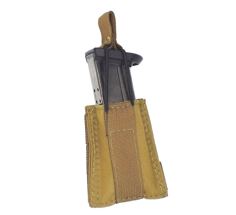TacShield MOLLE Single Speed Load Pistol Magazine Pouch Coyote