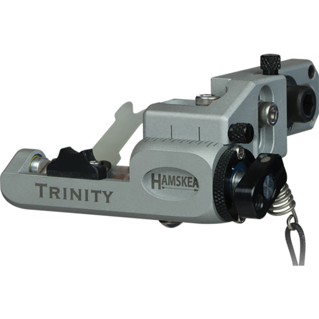 Hamskea Trinity Target Micro Arrow Rest Silver Left Hand