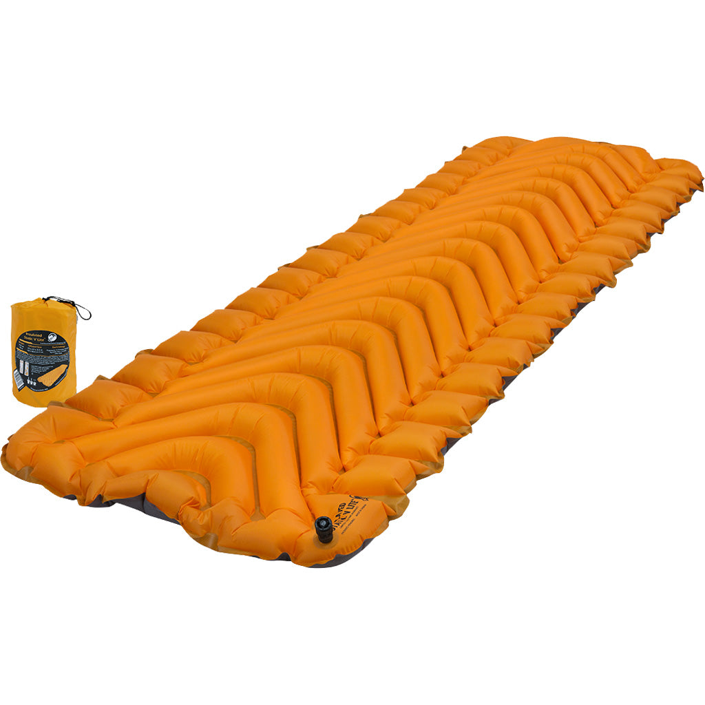 Klymit Static V Lite Insulated Air Pad Mango Orange
