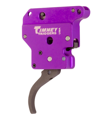 Timney Triggers 502B Remington 700 Single-Stage Benchrest Trigger Purple/Black Finish