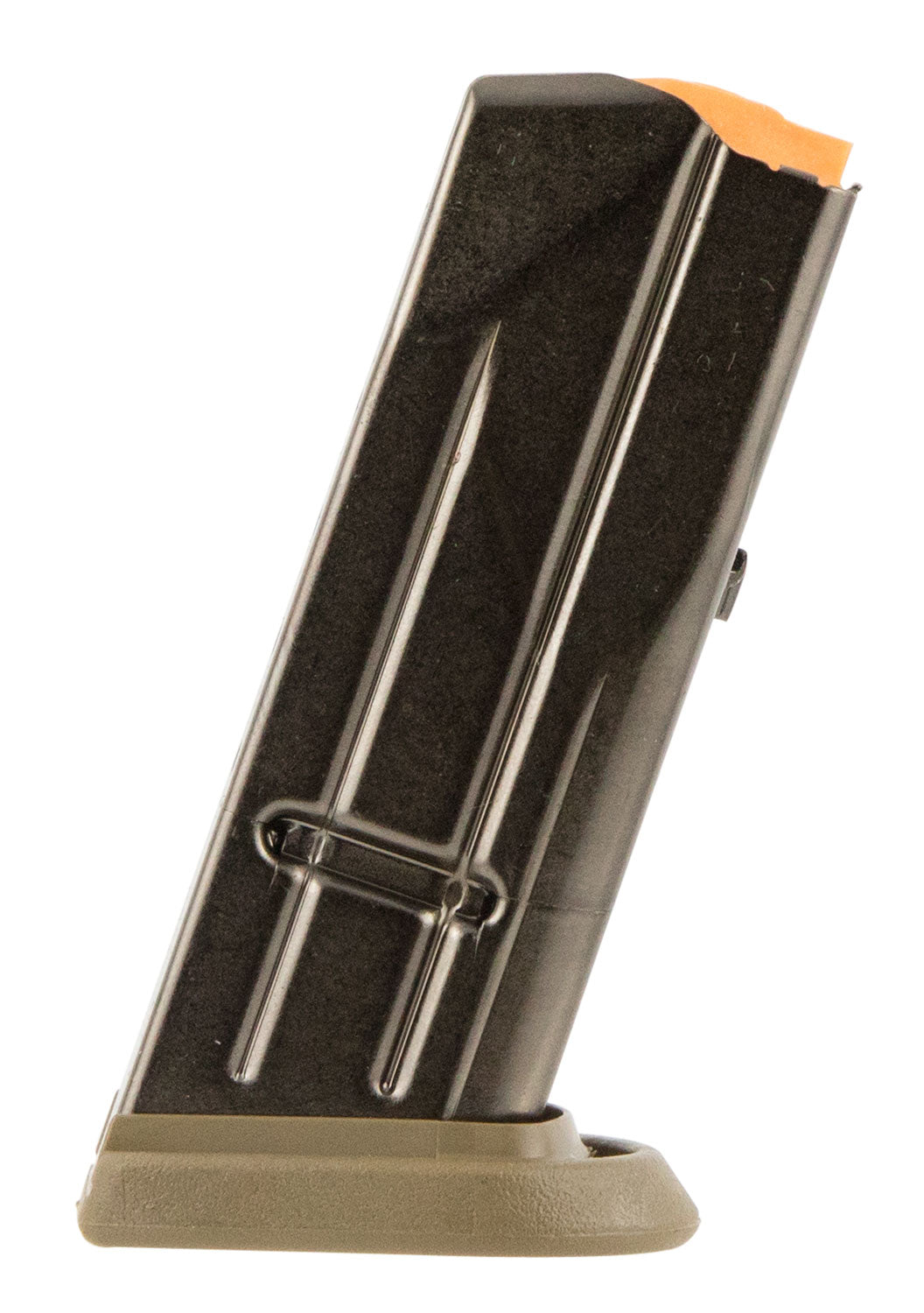 FN FNS Compact Replacement 10rd 9mm Luger Magazine FDE Base Pad Steel