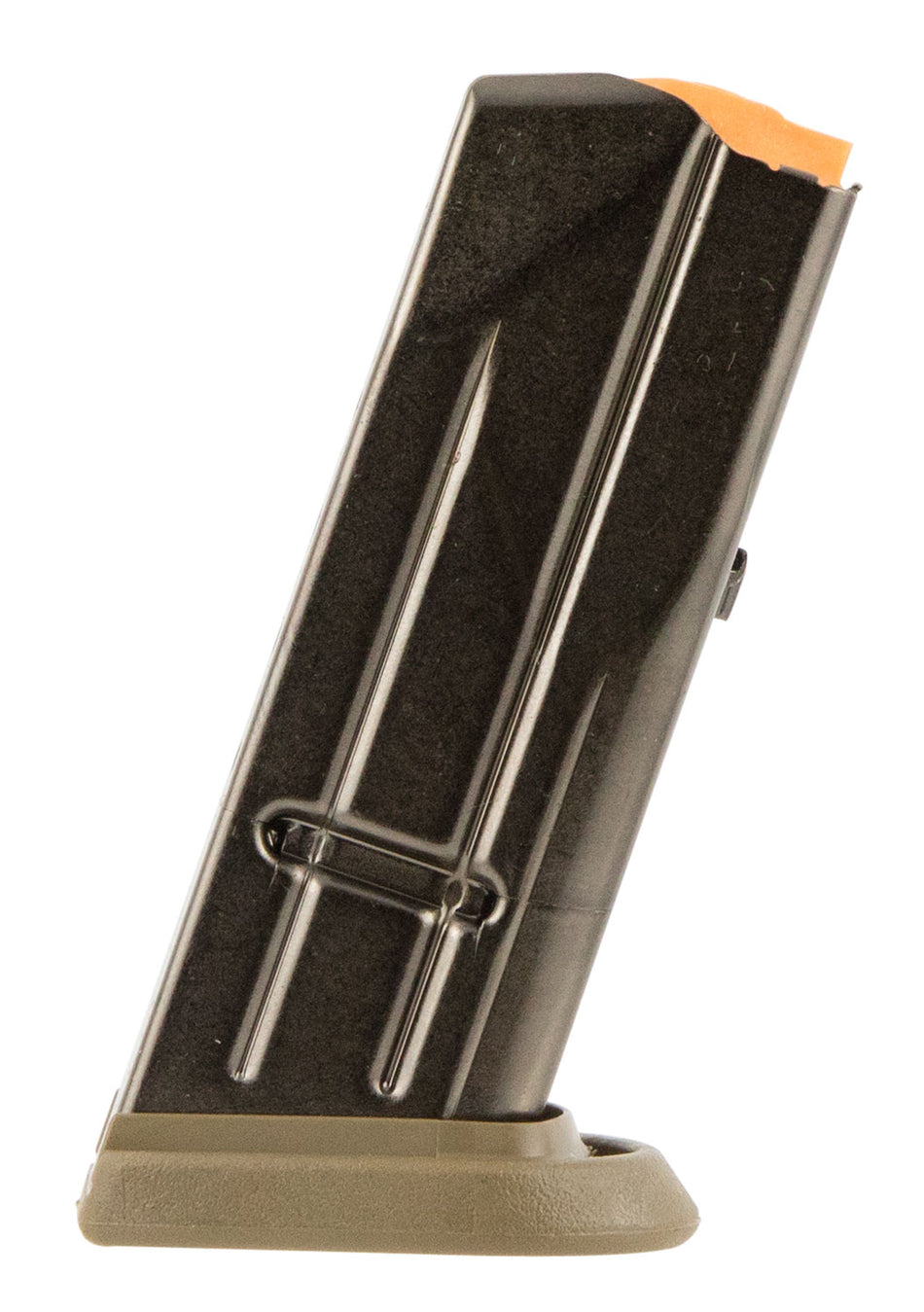 FN FNS Compact Replacement 10rd 9mm Luger Magazine FDE Base Pad Steel