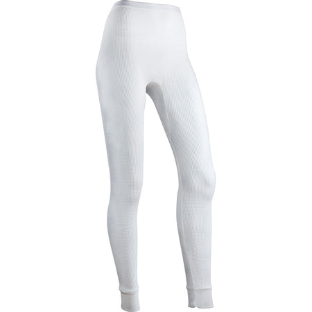 Indera Traditional Thermal Long John Bottom Women's White Small