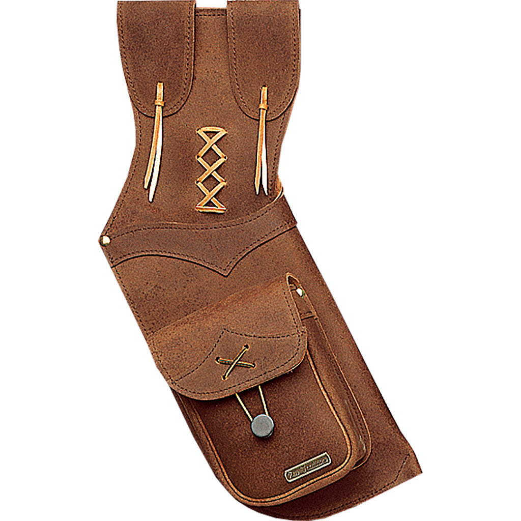 Neet T-2595 Hand Laced Burgundy Leather Field Quiver Right Hand