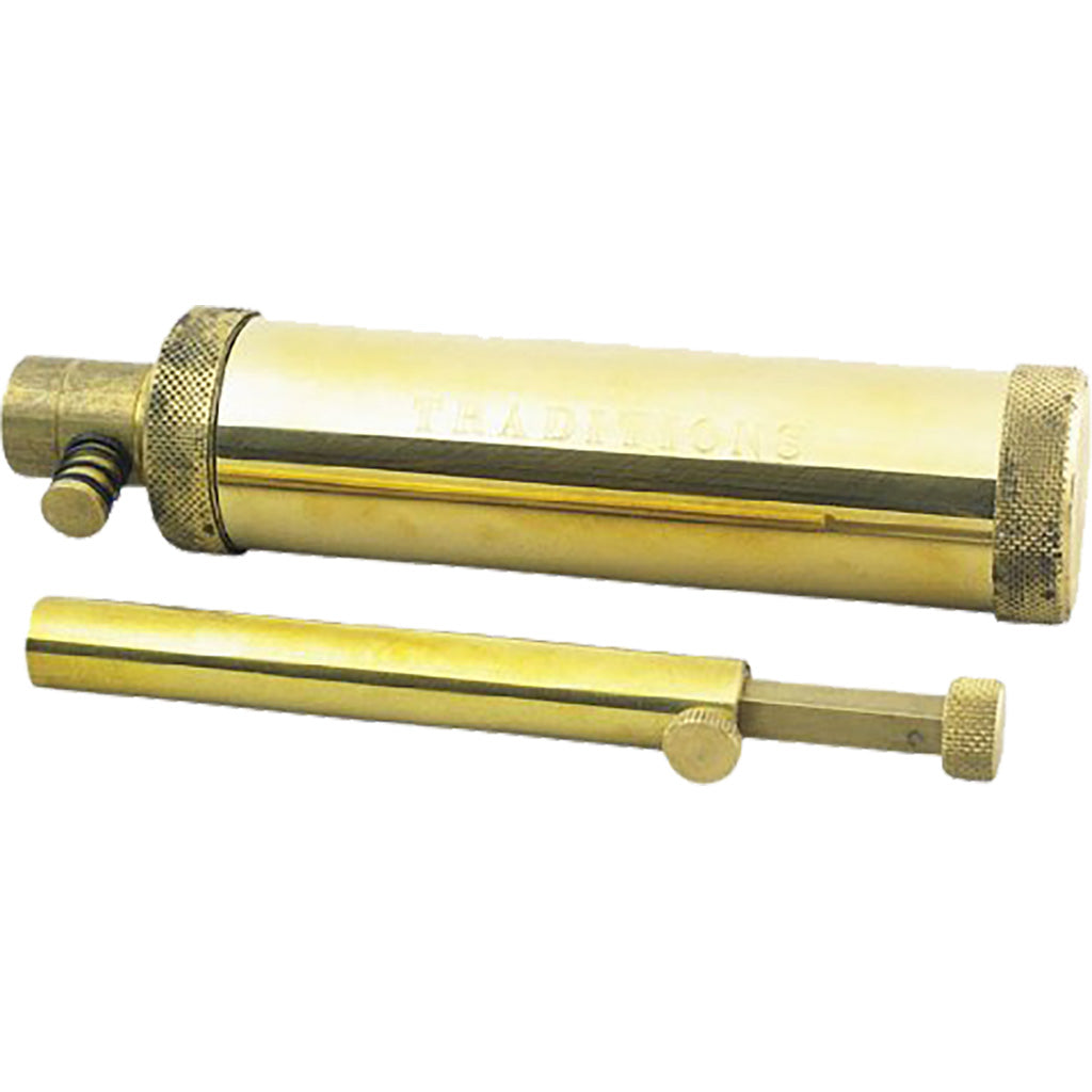 Traditions Brass Hunter Flask for Black Powder with Measure