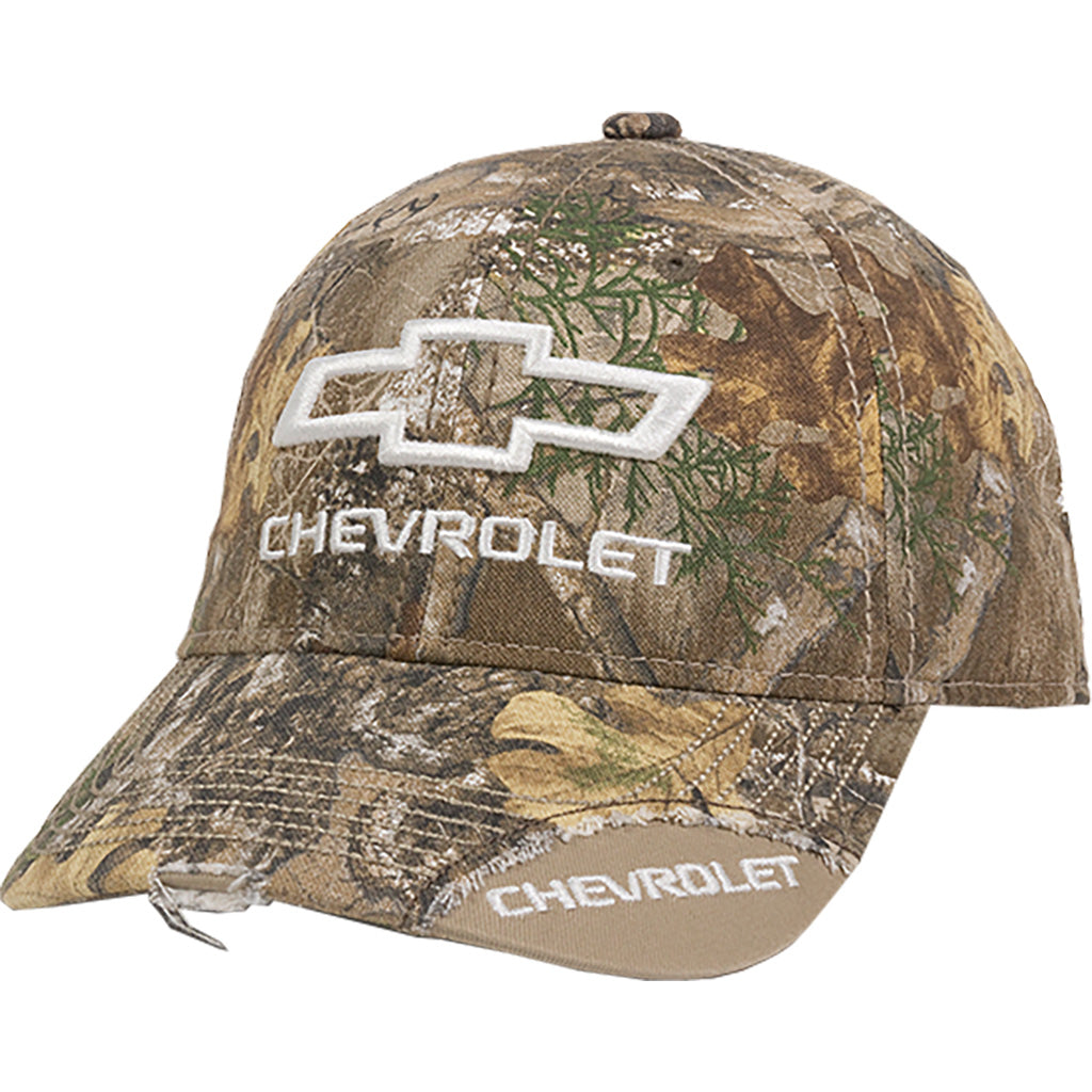 Outdoor Cap Chevrolet Logo Camo Cap Realtree Edge