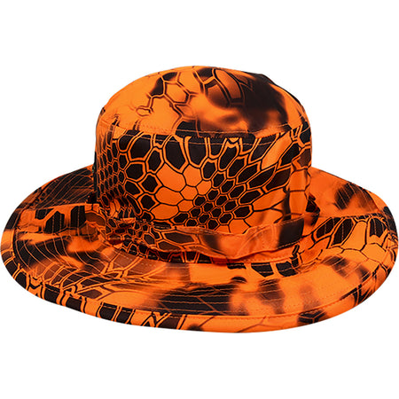Outdoor Cap Moisture Wicking Boonie Hat Inferno Pattern