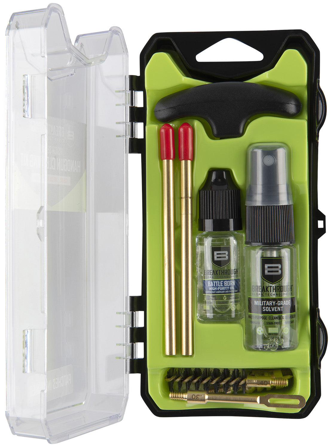 Breakthrough Clean Vision Series Compact .40 Cal/10mm Pistol Cleaning Kit 10-Piece