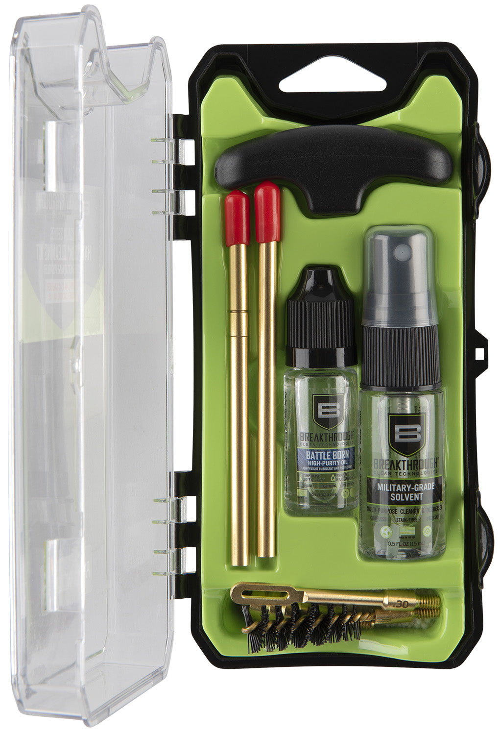 Breakthrough Clean Vision Series Compact .44/.45 Cal Pistol Cleaning Kit 10-Piece