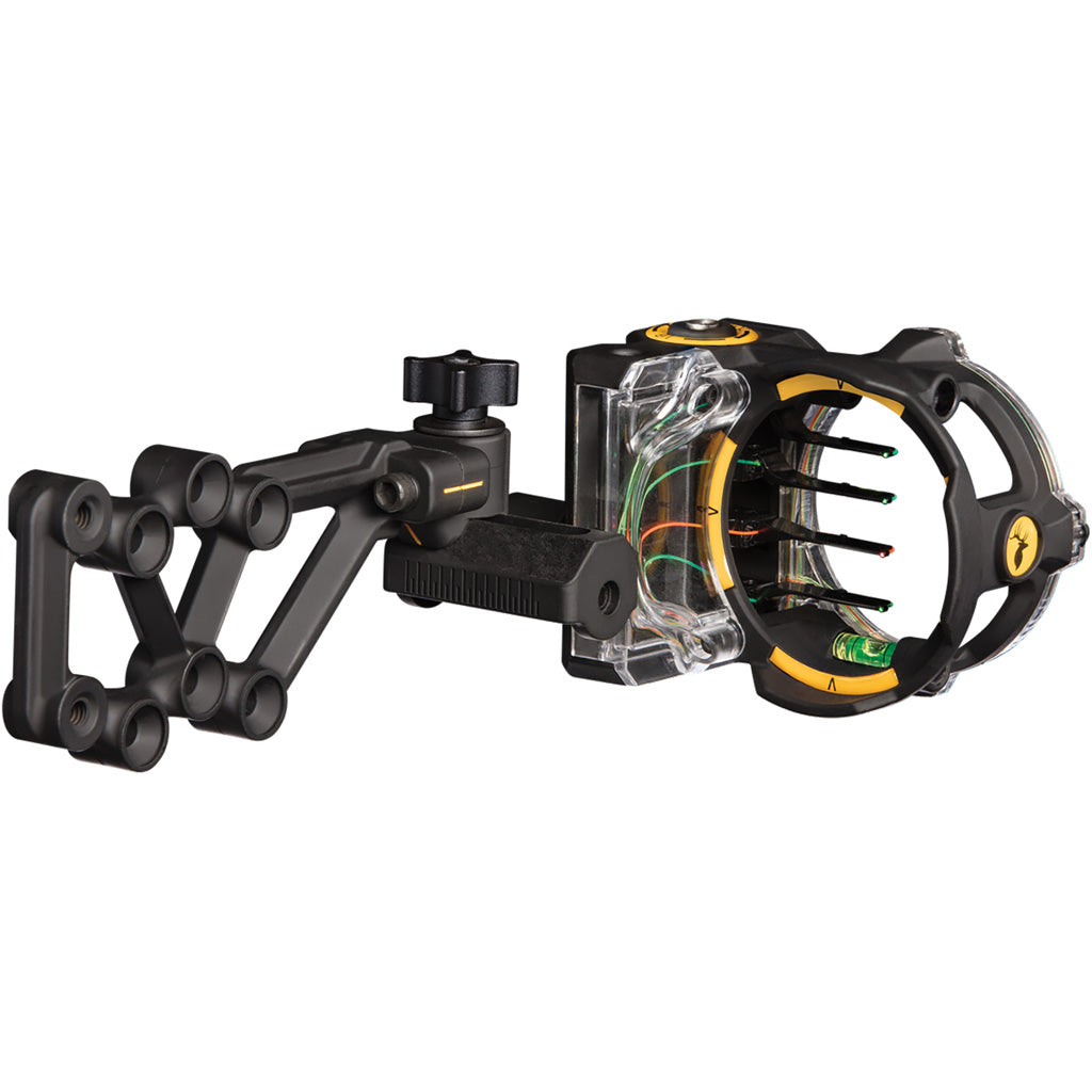 Trophy Ridge React H4 Left Hand 4 Pin Archery Sight Black