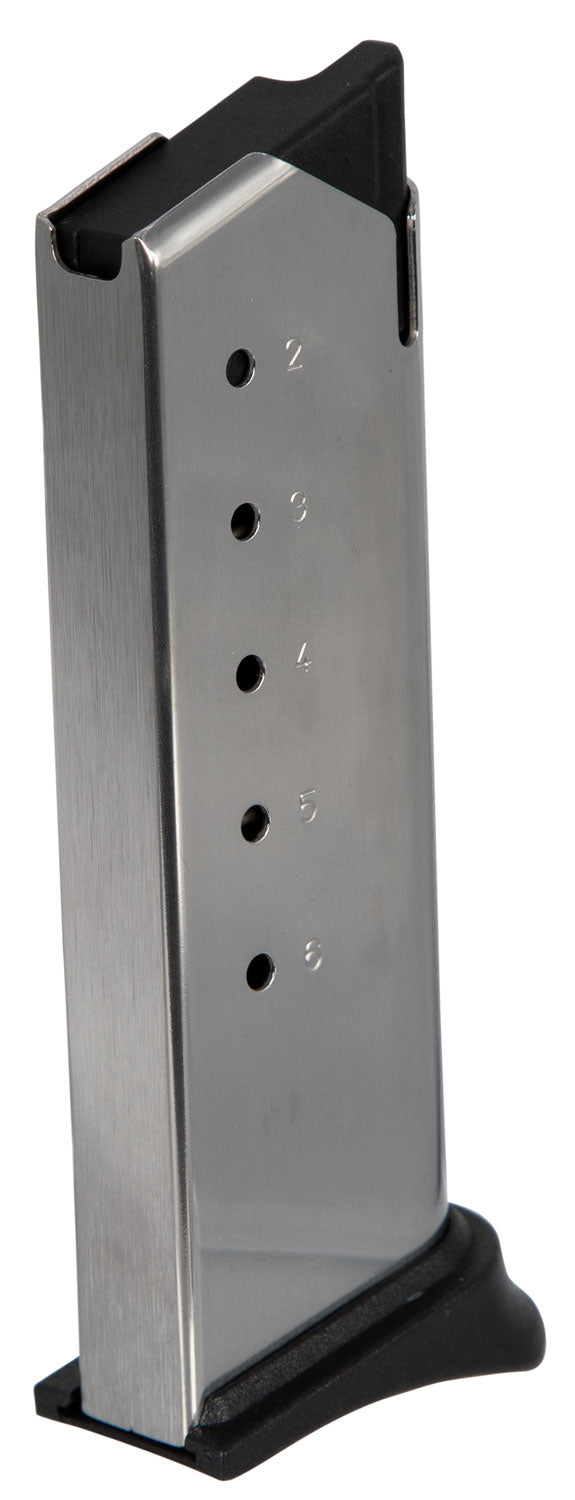 Springfield Armory XD-E 6rd .45 ACP Stainless Steel Mag w/ Extended Floorplate