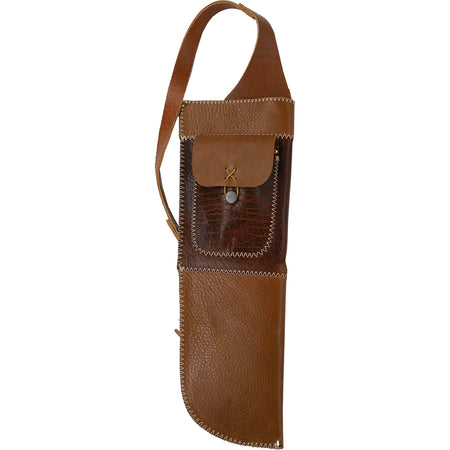 Neet Osage Bowmen Bison Leather Archery Back Quiver RH