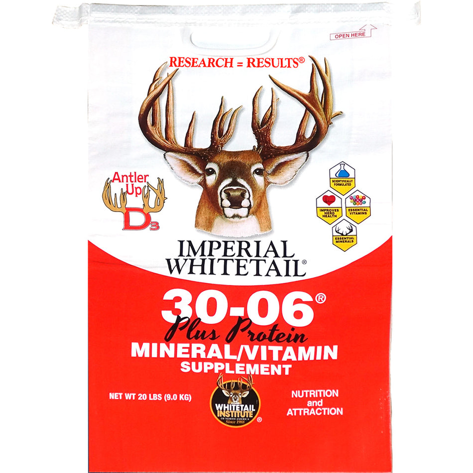 Whitetail Institute 30-06 Mineral and Protein Supplement with Antler Growth 20 lbs