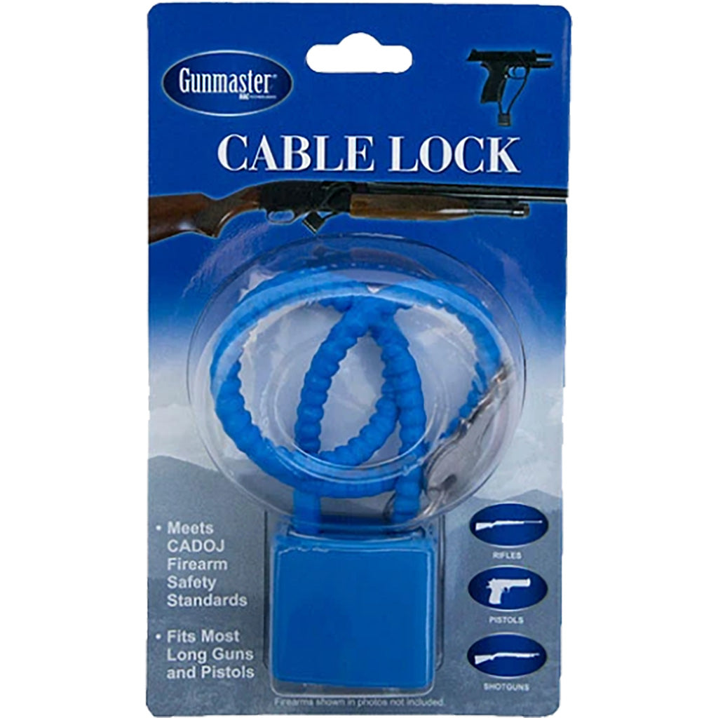 Gunmaster CA DOJ Approved 15 in. Firearm Cable Lock with 2 Keys