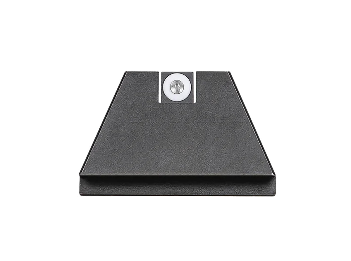 Night Fision GLK004013WGZ Suppressor Height Night Sights Glock 17/17L/19 White Outline Front Tritium
