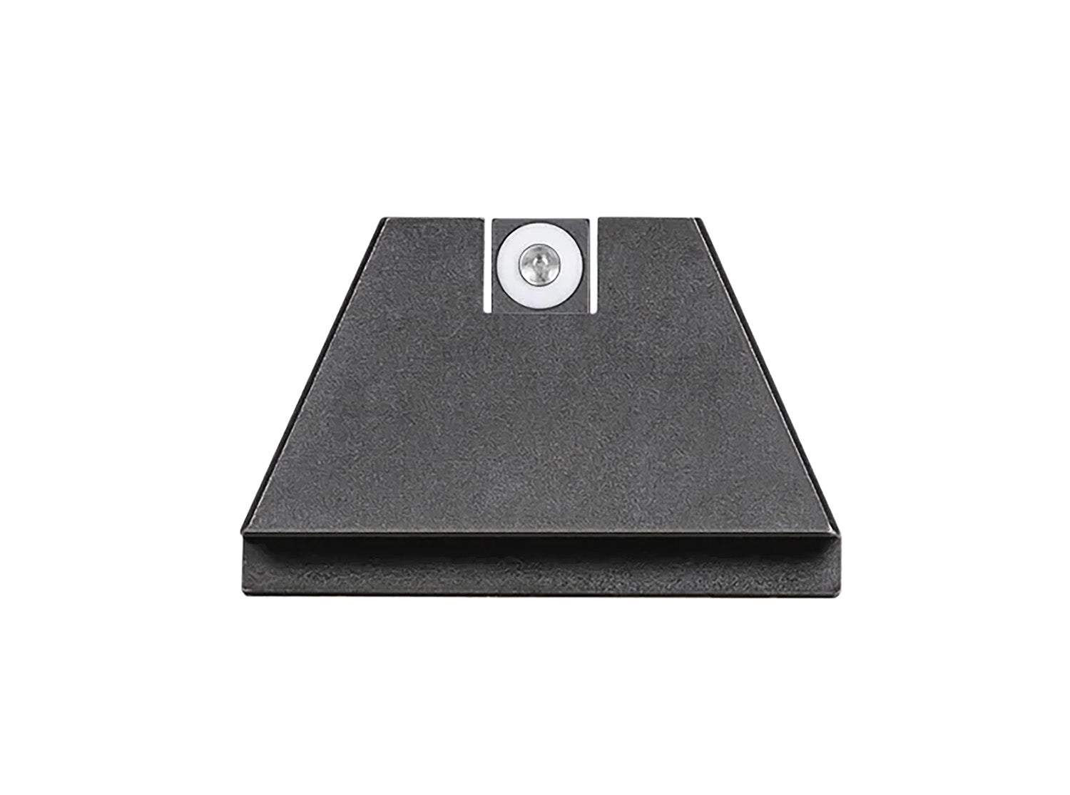Night Fision GLK004013WGZ Suppressor Height Night Sights Glock 17/17L/19 White Outline Front Tritium