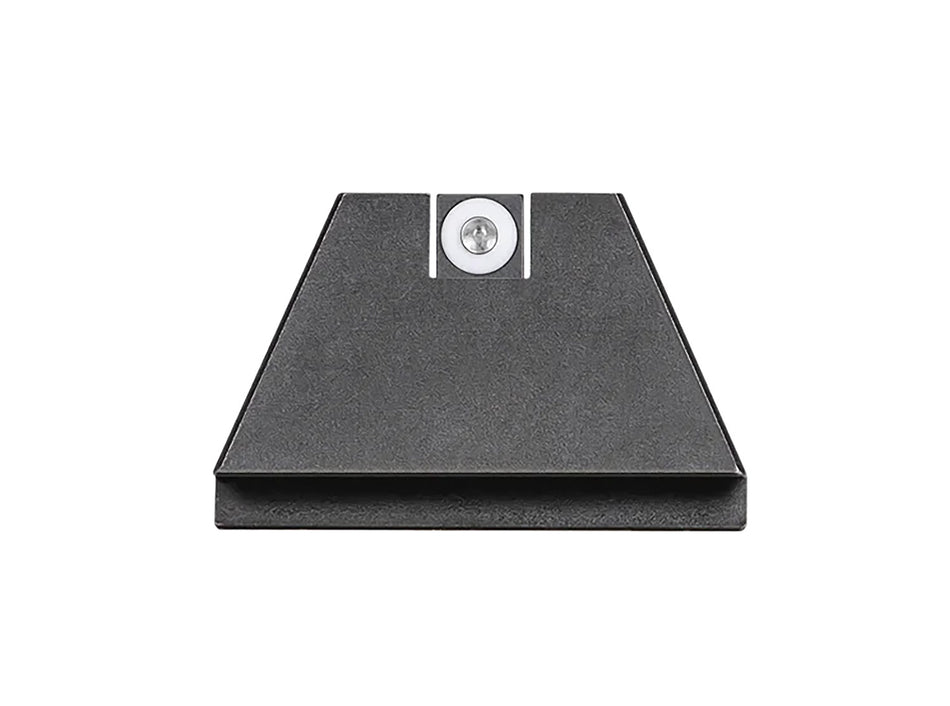 Night Fision GLK004013WGZ Suppressor Height Night Sights Glock 17/17L/19 White Outline Front Tritium
