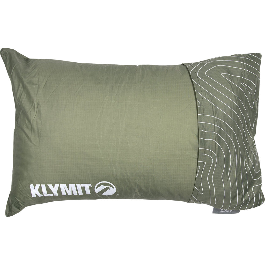 Klymit Drift Memory Foam Camp Pillow Green Regular