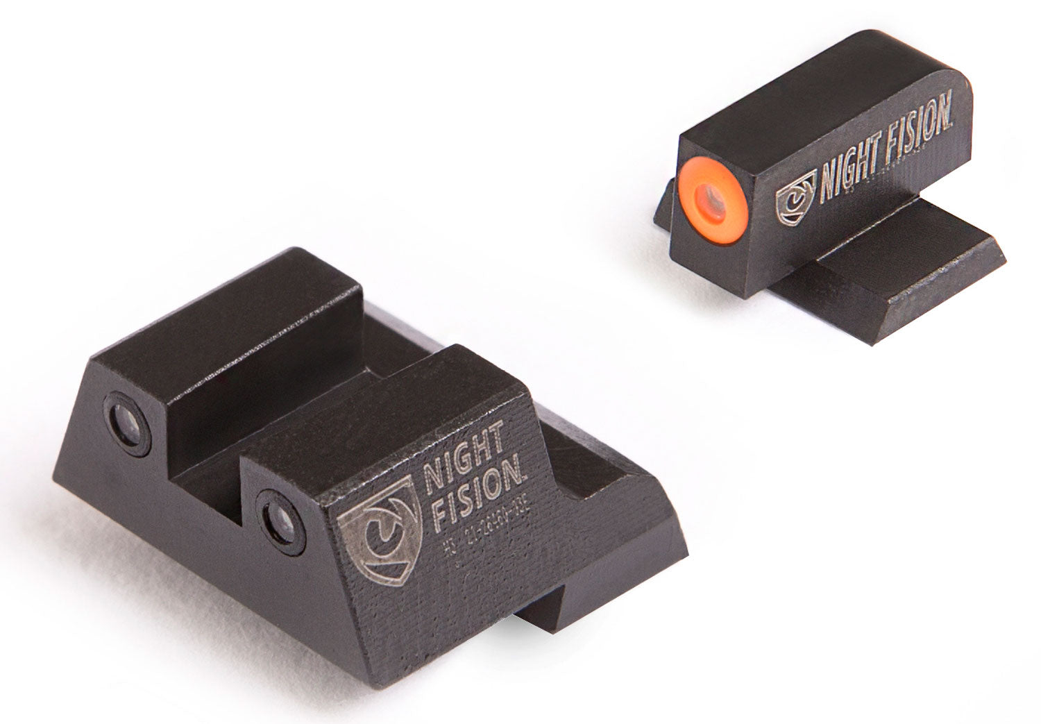 Night Fision CNK027003OGZ Green Tritium Orange Outline Front - Black Outline Rear Night Sights Canik TP9SF Elite