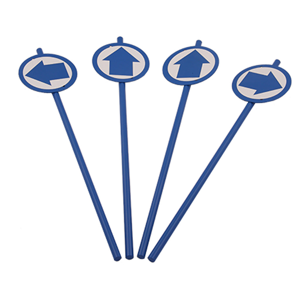 BowTree Path Marker Direction Stakes with Reflective Vinyl 10 pk.