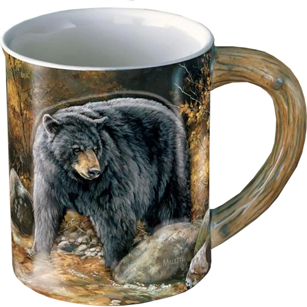 Wild Wings Autumn Streamside Bear Collectible Stoneware Mug 16 oz.